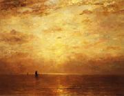 Hendrik Mesdag Setting Sun USA oil painting artist